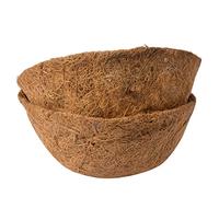 Tingmei 18 Inch Round Coco Fiber Replacement Liner for Hanging Basket (2 Pieces of Pack)