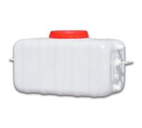 TINGMIAN Plastic Water Tank Premium Portable Storage Thick Jug Food Grade Carrier with Faucet for Outdoors Camping Hiking Emergency(80L)