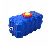 TINGMIAN Potable Water Tank Outdoor Plastic Water Storage Carrier Durable Water Container Food Grade with Tap for Travel Hiking Camping Emergency(Blue,160L)