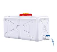 TINGMIAN RV Water Tank Outdoor Food Grade Plastic Water Container Strong Sealing Handle Design Easy To Transport Is Good Helper Your Life(25L)