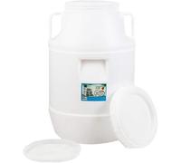 TINGMIAN Thick Plastic Water Storage Containers Fermentation Barrels,Sealed Wine-Making with Lids, Can Contain Honey Wine And Other Liquid Grade (100L)