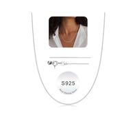 TINGN 925 Sterling Silver Chain Necklace for Women 0.8mm 14K Gold & White Gold Plated Italian Box Chain 14" 16" 18" 20" 22" 24" Thin Necklace Perfect for Layering Pendant Jewellery Gift for Women