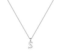 TINGN 925 Sterling Silver Initial Necklaces for Womens Girls, Dainty Silver Letter Pendant Necklace Initial S Necklace for Women Birthday Gifts for Women Wife Girlfriend Teen Girls Jewelry