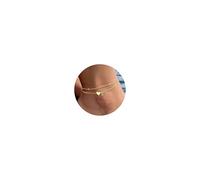 TINGN Birthday Gifts for Women, Gold Ankle Bracelets for Women, 14K Gold Plated Layered Heart Ankle Bracelet Initial S Heart Anklets for Womens Teenage Girls Waterproof Jewellery Summer Beach Jewelry