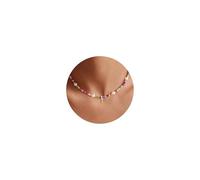TINGN Colorful Beaded Initial Necklaces for Girls Women - Handmade Beads Choker Necklace Bohemian Initial Necklace Jewelry for Girl Teen Girls Personalized Birthday Gifts