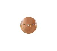 TINGN Colorful Pearl Ankle Bracelets for Women, Boho Anklets for Women, 14K Gold Filled Letter Anklet Initial L Gold Heart Ankle Pearl Bracelets for Women's Anklet Gifts for Girls