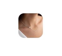 TINGN Cross Necklace for Women - 14K White Gold Plated Silver Cross Necklace for Womens Gifts Personalised Necklace Cross Jewelry for Women Trendy Gifts Silver Cross Necklace for Women Girls Jewelry