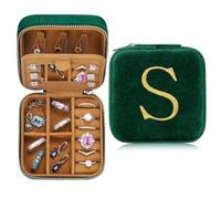 TINGN Gift for Women, Travel Jewellery Box, Travel Jewellery Organiser, Travel Jewellery Case, Birthday Gifts for Women, Mum Birthday Gifts, Personalised Jewellery Box S