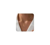TINGN Gold Necklace for Women 14K Gold Plated Layered Cross Pendant Necklace Dainty Choker Trendy Cross Necklaces Jewellery for Women Girls
