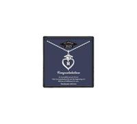 TINGN Graduation Gifts for Her 2025, Initial Heart Necklace Senior 2025 Graduate Gift High School Graduate Presents Heart Necklace for Teenage Girls College Class of 2025 Graduation Gifts for Her