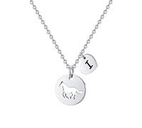 TINGN Horse Gifts: Heart Initial I Necklace for Girls & Teen Horse Jewelry