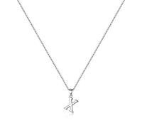 TINGN S925 Sterling Silver Initial Necklace for Women Girls, Dainty Hypoallergenic Initial Necklace S925 Sterling Silver Necklace for Women Girls Jewelry Gifts(X)