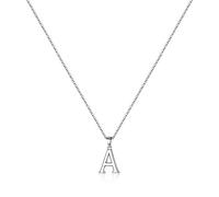 TINGN S925 Sterling Silver Initial Necklaces for Women Girls, Dainty Hypoallergenic Initial Necklace Tiny Letter A Necklace Initial Pendant S925 Sterling Silver Necklaces for Women Girls Gifts