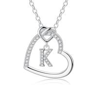 TINGN Silver Initial Necklaces - Gifts for Women & Girls, Necklaces for Teen Girls & Girlfriends