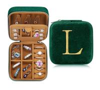 TINGN Travel Jewellery Organiser, Mini Box, Case - Personalised Birthday Gift for Women