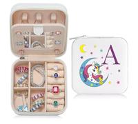TINGN Unicorn Gifts for Girls, Girls Jewellery Box, Teen Girl Gifts, Birthday Gifts for Teenage Girls, Travel Jewellery Box, Travel Jewellery Case, Mirrored Jewellery Box A