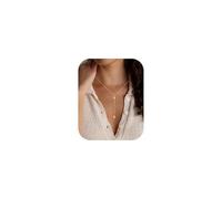 TINGN Y-Shaped Pendant Necklace for Women Long Chain Layered Necklace Trendy Heart/Pearl/Cross Y Drop Necklace Long Pendant Jewellery