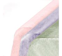 TINGSING 120 Sheets Korean Floral Bouquet Paper,3 Pack Cotton Pleated Withdrawable Flower Wrapping Sheets 11.8x11.8 Inch Flower Wrap for Gift Packaging Flower Shop Supplies (Green+pink+violet)