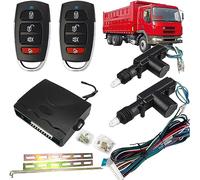 TINGSING Power Central Locking System 24V DC, Auto Remote Control Vehicle Keyless Entry System for Truck 2 Doors, Automotive Replacement Door Lock Kit Motors with Lock, Unlock, Truck Search
