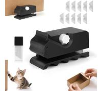TINGTING Cardboard Cutter - Small Cardboard Cutter for Cat Scratching Boards, Cardboard Cutter for DIY Cat Scratching Board, Hand Tool for Cutting Cardboard, Black