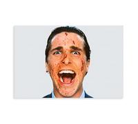 TINGTOEO Actor Christian Bale Canvas Poster Wall Art Decor Print Picture Paintings for Living Room Bedroom Decoration Unframe-style 12x18inch(30x45cm)