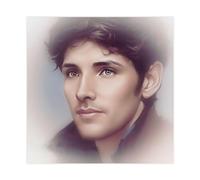 TINGTOEO Actor Colin Morgan 5 Canvas Poster Wall Art Decor Print Picture Paintings for Living Room Bedroom Decoration Unframe-style 12x12inch(30x30cm)