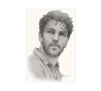 TINGTOEO Actor Colin Morgan, Artistic Portrait Canvas Poster Bedroom Decor Sports Landscape Office Room Decor Gift Unframe-style 20x30inch(50x75cm)