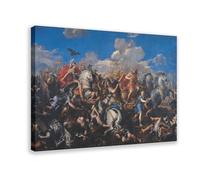 TINGTOEO Battle of Issus 333 B.C. Alexander The Great Vs. Darius Canvas Poster Bedroom Decor Sports Landscape Office Room Decor Gift Frame-style 08x12inch(20x30cm)