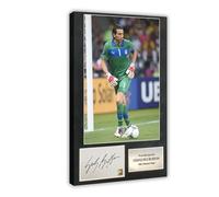 TINGTOEO Football Player, Gianluigi Buffon 1 Canvas Poster Bedroom Decor Sports Landscape Office Room Decor Gift Frame-style 12x18inch(30x45cm)