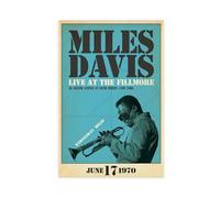 TINGTOEO Musician, Miles Davis 6 Canvas Poster Bedroom Decor Sports Landscape Office Room Decor Gift Unframe-style 16x24inch(40x60cm)