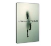 TINGTOEO Nothing But Thieves Poster Canvas Poster Wall Art Decor Print Picture Paintings for Living Room Bedroom Decoration Frame-style 12x18inch(30x45cm)