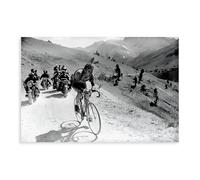 TINGTOEO Tour De France, Retro, Gift for Cyclists 2 Canvas Poster Wall Art Decor Print Picture Paintings for Living Room Bedroom Decoration Unframe-style 08x12inch(20x30cm)
