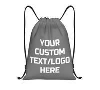 Tingwei Personalised Backpack Custom Drawstring Bag Add Logo/Text Sports Bag, Sport Bag for Men and Women, Waterproof Drawstring Bag, Swimming Bag, ideal for Travel, Sports, and Fitness