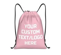 Tingwei Personalised Backpack Custom Drawstring Bag Add Logo/Text Sports Bag, Sport Bag for Men and Women, Waterproof Drawstring Bag, Swimming Bag, ideal for Travel, Sports, and Fitness