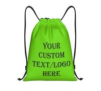 Tingwei Personalised Backpack custom Drawstring Bag Add Photos/Logo/Text Sports Bag for Men and Women, Waterproof Sport Bag, Swimming Bag, ideal for the Gym and Sports