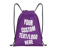 Tingwei Personalised Backpack custom Drawstring Bag Swimming add Photo/Logo/Text Sports Bag, Sport Bag for Men and Women, Waterproof Drawstring Bag Sports Bags