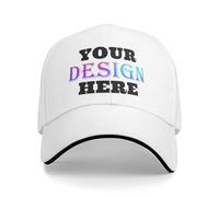Tingwei Personalised Baseball Caps Custom Hats for Men Women,Embroidered Women Want Me Fish Fear Me Adjustable Trucker Hat Cotton Unisex Dad Hats
