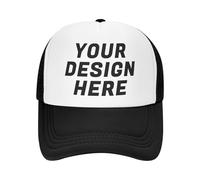 Tingwei Personalised Baseball Caps Custom Hats for Men Women,Embroidered Women Want Me Fish Fear Me Adjustable Trucker Hat Cotton Unisex Dad Hats Black