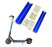 TINGWEN Scooter Reflector Sticker Set - Blue Reflective Stickers for Xiaomi M365/Pro Electric Scooter - PVC Material, Waterproof, Dustproof, Easy to Apply