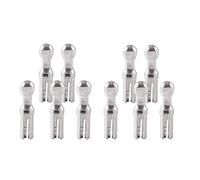 Tingyilan 10pcs 3mm Metal Pipe Filters Tobacco Pipe Accessories Recyclable Standard Cigarette Filters for Smokers,Silver,One Size