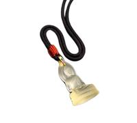 Tingyilan 1Pc Glazed Sakyamuni Buddha Pendant Necklaces for Men Women Necklaces Jade Buddha Guanyin Crystal Chain Lucky Amulet Jewelry Gift,A,One Size