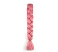 Tingyilan 4 Packs Glow in The Dark Wig, Afro Wig Synthetic Luminous Braid Wigs Crochet Braids Hair Braiding Wigs Pigtail Wigs,Red