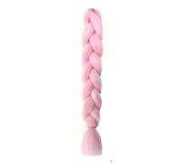 Tingyilan 4 Packs Glow in The Dark Wig, Afro Wig Synthetic Luminous Braid Wigs Crochet Braids Hair Braiding Wigs Pigtail Wigs,Pink