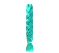 Tingyilan 4 Packs Glow in The Dark Wig, Afro Wig Synthetic Luminous Braid Wigs Crochet Braids Hair Braiding Wigs Pigtail Wigs,Green