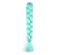 Tingyilan 4 Packs Glow in The Dark Wig, Afro Wig Synthetic Luminous Braid Wigs Crochet Braids Hair Braiding Wigs Pigtail Wigs,Lightgreen