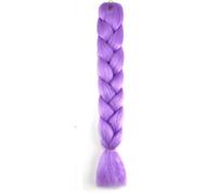 Tingyilan 4 Packs Glow in The Dark Wig, Afro Wig Synthetic Luminous Braid Wigs Crochet Braids Hair Braiding Wigs Pigtail Wigs,Lightpurple