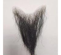 Tingyilan Black Medium Sized Female Male Pubic Hair Toupee, Stick On Fake Private Hair Invisible For Halloween Cosplay Costume Party