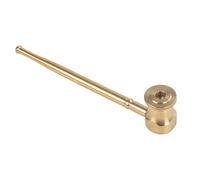Tingyilan Brass Tobacco Pipe, 6 inch 3 in 1 Smoking Pipe Accessories, Classical Smoking Pipe Smoking Copper Pipe Cigar Pipes for Men