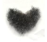 Tingyilan Fake Private Hair Handmade Full Lace Biniki Hair Protein Silk Fiber Colorful Body Hair Adding Hair Volume for Women Men,Black,One Size