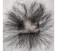 Tingyilan Fake Private Hair Handmade Full Lace Hair Invisible Realistic Body Hairs, Adding Volume Pubic Hair for Men And Women,Black,One Size